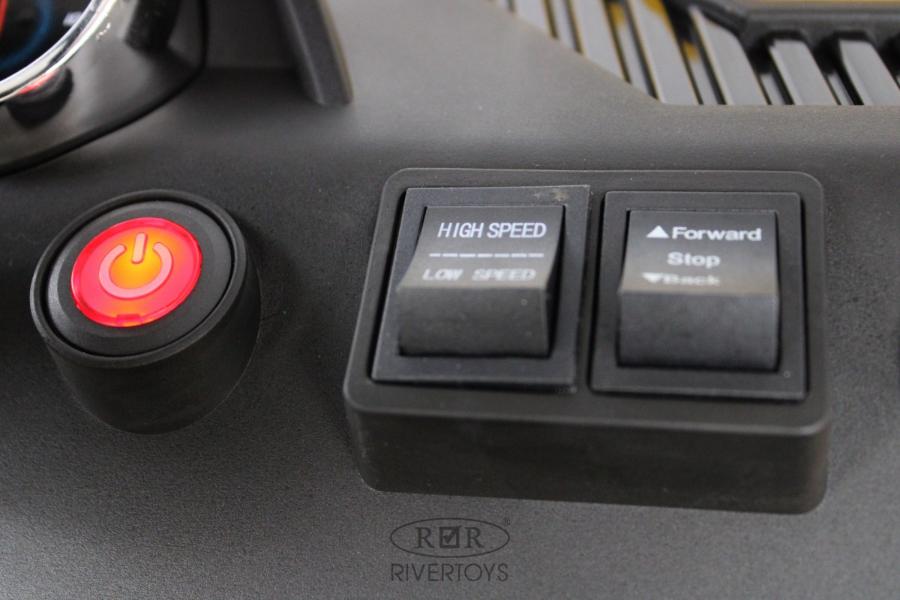 Детский электромобиль RiverToys K111AM жёлтый