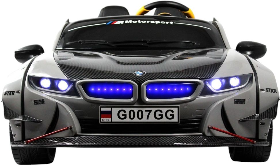 Детский электромобиль RiverToys (G007GG-GREY) серый