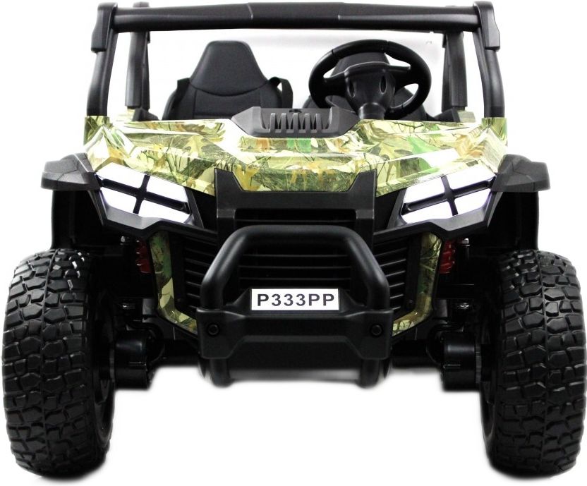Детский электромобиль RiverToys P333PP (Buggy) зеленый камуфляж