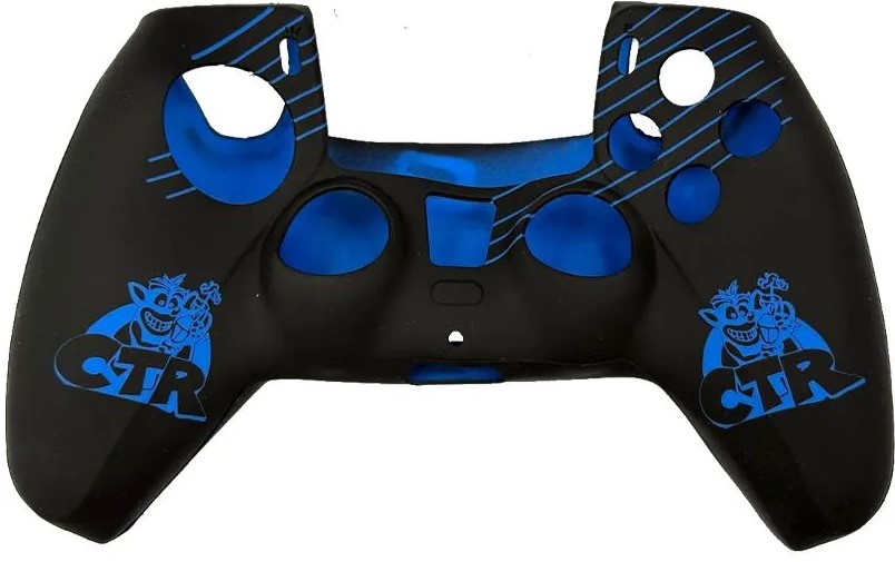 Силиконовый чехол для геймпада Sony DualSense Crash Team Racing + 2 накладки на стики