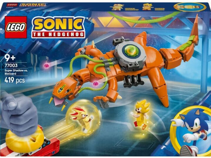 (EU) Конструктор LEGO Sonic Супер Шэдоу против Биолизарда (77003)