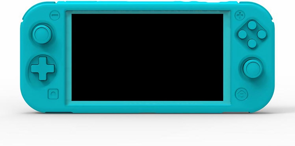 Силиконовый защитный чехол DOBE для Nintendo Switch Lite (бирюзовый) (TNS-19073)