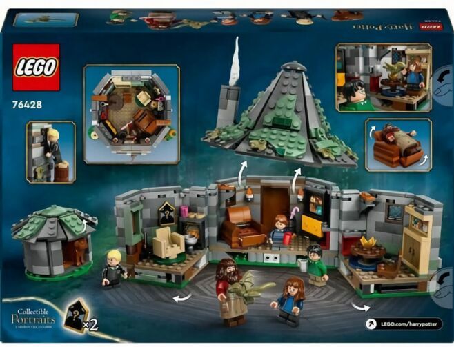 (EU) Конструктор LEGO Harry Potter Хижина Хагрита: Неожиданный Взит (76428)