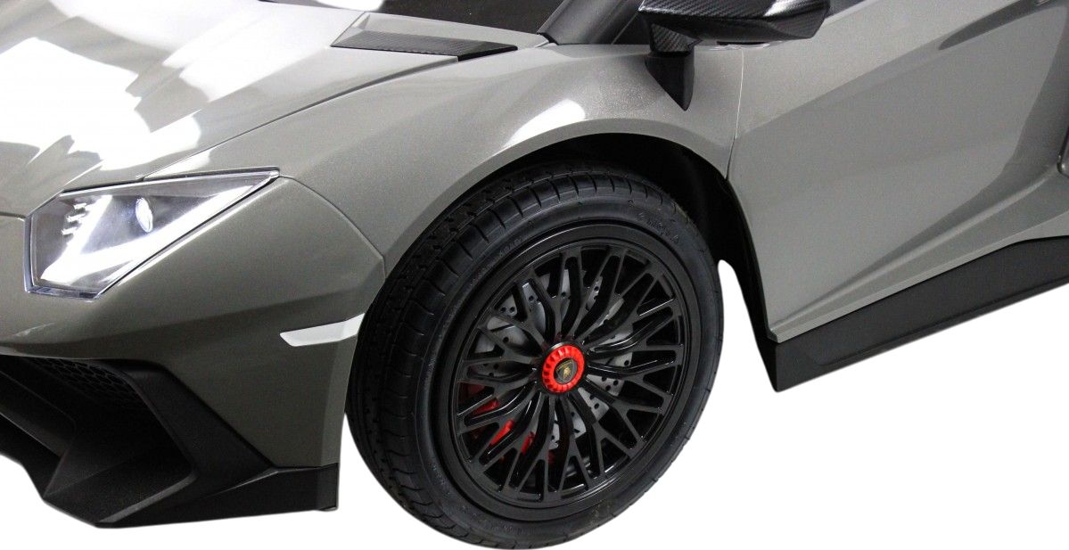 Детский электромобиль RiverToys Lamborghini Aventador SV (M777MM) серый