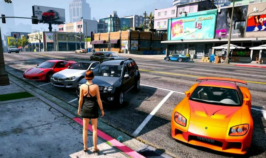 Игровой мир GTA5