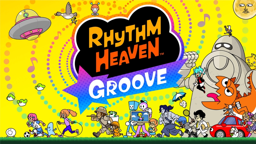 скриншот Rhythm Heaven Groove с ритм-мини-игрой