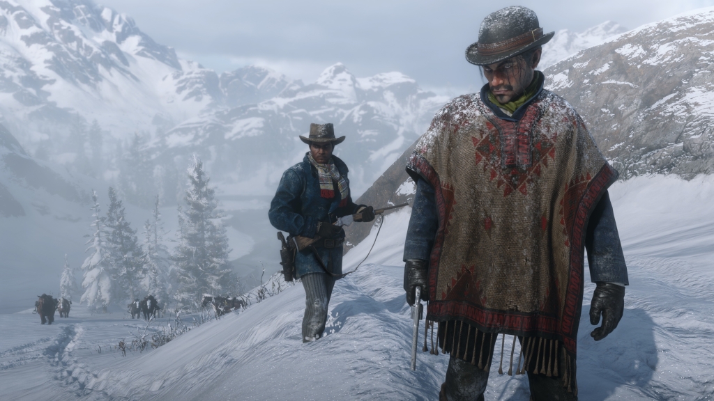 Детализированная природа и освещение в Red Dead Redemption 2