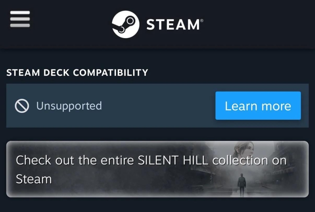 экран совместимости steam deck verified playable unsupported