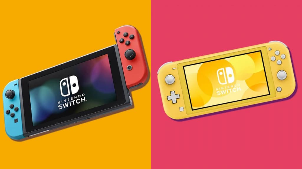 Сравнение Nintendo Switch и Nintendo Switch Lite