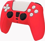 Силиконовый чехол для геймпада Sony DualSense PS5 (TP5-0512) красный