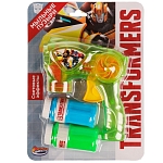 Пистолет д/пускания мыльных пузырей Трансформеры свет, 2х50 мл, Играем вместе, 2104V051-TRF