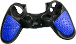 Силиконовый чехол для геймпада Non-Slip Sony DualShock 4 (чёрный-синий)