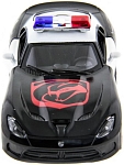 Машина Kinsmart 1:40 SRT Viper Police в асс. инерция (1/12шт.) б/к, KT5363DP
