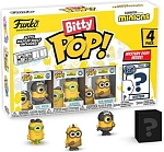 (EU) Фигурка Funko POP! Bitty Minions: Eye Matie, Cro-Minion, Au Naturel 4-Pack (73035)