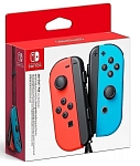 Два контроллера Joy-Con (неоново красного/неоново синего цвета) (Nintendo Switch)