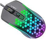Компьютерная мышь AULA S11, Чёрная + Многоцветная подсветка