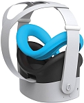 Силиконовая накладка DOBE для Qculus Quest 3S (синяя) (TY-3871)