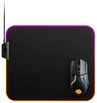 (EU) Игровой коврик для мыши SteelSeries QcK Prism Cloth RGB Черный