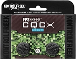 2 низкие накладки на стики KontrolFreek FPS Freek CQC для геймпада DualShock PS4 (черные)