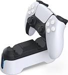 Зарядная станция DOBE для 2-х геймпадов Sony Dualsense (белая) (TP5-1501S)