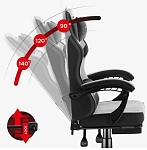(EU) Игровое кресло Huzaro HZ-FORCE 3.7 GREY, 279010722, Серое