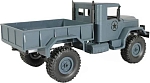 Радиоуправляемая модель MN Model военный грузовик MN-35G 4WD (1к16) серый (MN-35G)