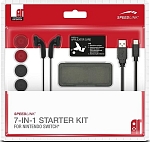 Набор аксессуаров STARTER KIT SpeedLink 7в1 для Nintendo Switch (SL-330600-BK)