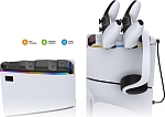 Зарядная станция DOBE для 2-х геймпадов Sony Dualsense RGB (белая) (TP5-3597)
