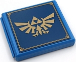Кейс HORI на 12 игровых карт + 12 microSD Zelda (Синий) для Nintendo Switch