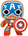 (EU) Фигурка Funko POP! Marvel Holiday: Gingerbread Captain America (933)
