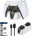 Зарядная станция Ielcplus для 2-х геймпадов Sony DualSense