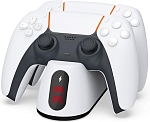Зарядная станция DOBE для 2-х геймпадов Sony Dualsense (белая) (TP5-0516B)