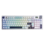 Клавиатура AULA S98Pro 3in1 RGB, синие свитчи, Бело-сине-тёмно-пурпурная