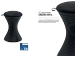(EU) Игровое кресло Sitness 3D STOOL, 241552638, Чёрное