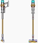 Беспроводной пылесос Dyson V15 absolute detected (Gold/Gold)