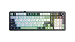 Клавиатура AULA F99Pro Star Vector свитчи, Чёрно-бело-зелёная