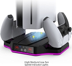 Охлаждающая док-станция DOBE для PS5 Slim с зарядными устройствами (TP5-3583)