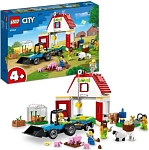 (EU) Конструктор LEGO City Ферма и амбар с животными (60346)