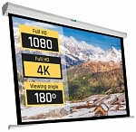 (EU) Аксессуар для проектора Iggual PSIMS203 92" экран рулонный ручной (16:9, 203x114 см) , Белый