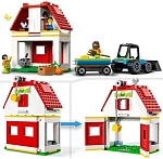 (EU) Конструктор LEGO City Ферма и амбар с животными (60346)