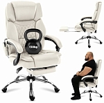 (EU) Офисный стул Mark Adler MA-BOSS 6.0 BEIGE, 220918735, Белый