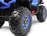 Детский электроквадроцикл RiverToys H999HH синий