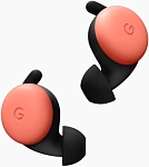Беспроводные наушники Google Pixel Buds TWS Oh So Orange с зарядным футляром (оранжевые)