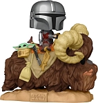 (EU) Фигурка Funko POP! Star Wars The Mandalorian: Mandalorian with Child on Bantha (416)