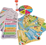 (EU) Настольная игра Bondibon Игра-викторина Умная Сова «Страны мира»