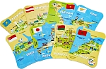 (EU) Настольная игра Bondibon Игра-викторина Умная Сова «Страны мира 2»