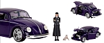 Модель автомобиля Jada 1:24 Wednesday Volkswagen Beetle w/Figure