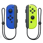 Два контроллера Joy-Con (синий / неоновый жёлтый)