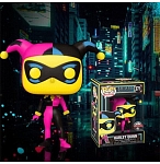 (CN) Фигурка Funko Pop! Heroes: Batman The Animated Series — Harley Quinn (Black Light) (371)