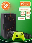 Microsoft XBOX Series X + 2-й геймпад (Electric Volt) + Зарядная станция + 2 аккумулятора + 4 крышки